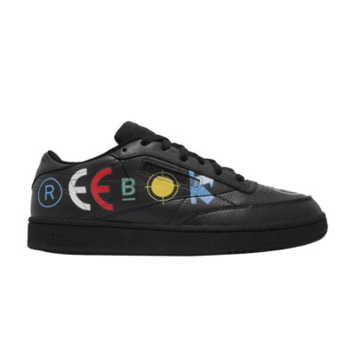 Reebok BlackEyePatch x Club C 85 'Black' FY3074 Men's Shoes
