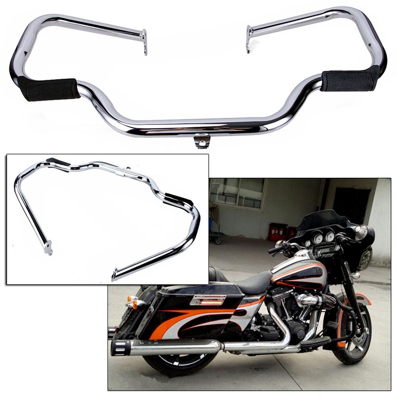 Mustache Engine Crash Guard Bar For Harley Touring Street Glide FLHX
