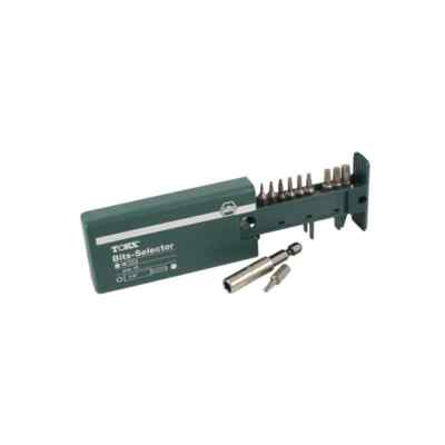 11 Piece Wiha 79242 Screwdriver Insert Torx Bit Selector Set: T-5 to T-30