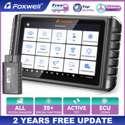 FOXWELL NT1009 Bi-directional OBD2 Scanner K-ey Co-ding WIFI Diagnostic Tablet