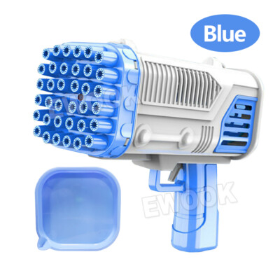 36 Holes Bubble Gun Automatic Bazooka Soap Water Bubble Machine Outdoor Party AU