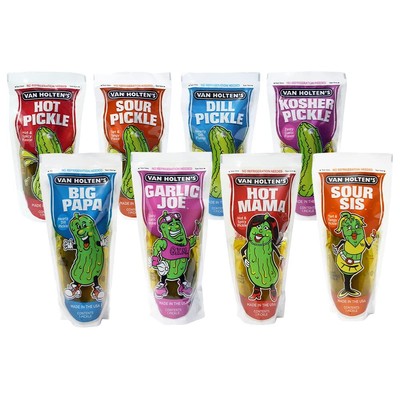 - Variety Pickle-In-A-Pouch Sampler - 8 Pack