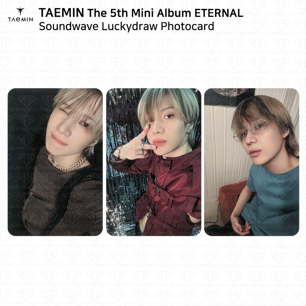 TAEMIN テミン トレカ ETERNAL SOUNDWAVE ラキドロ SHINee Taemin The 5th Mini Album ETERNAL Soundwave Lucky