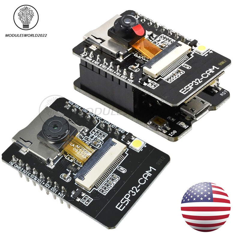 ESP32-CAM ESP32-CAM-MB 5V WIFI Bluetooth Development Board CH340G 	OV2640 Camera