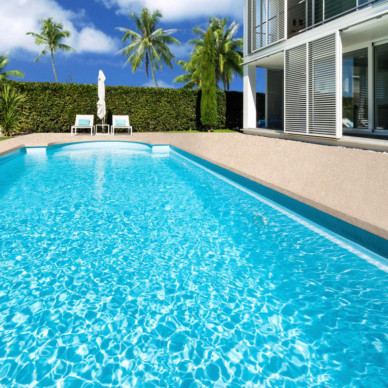 5 Gal Semi Gloss Ocean Blue Masonry Swimming Pool Acrylic Coating Exterior Paint