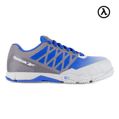 REEBOK SPEED TR WORK WOMEN'S ATHLETIC SHOE GREY/BLUE BOOTS RB452 - SALE