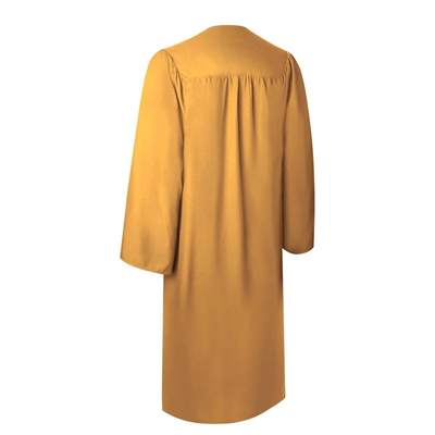 Endea Graduation Matte Gold Graduation Gown & Cap