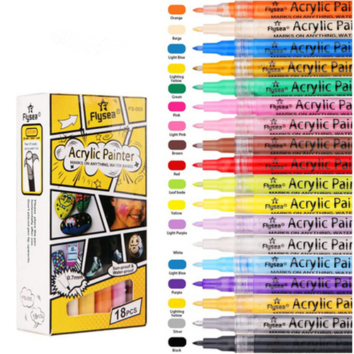 Nail Art Graffiti Pen Paint Markers Pens Set Art Marker Fineliner 0.7mm