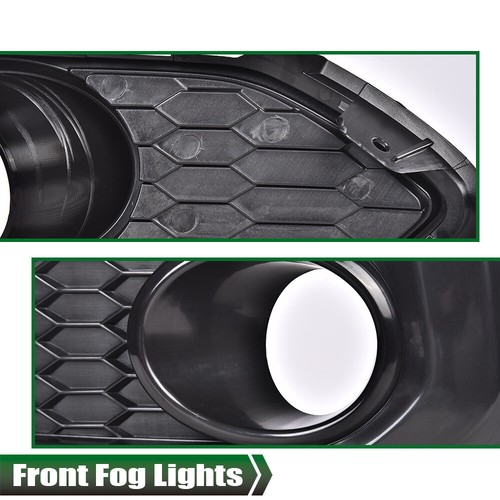 Clear Bumper Fog Lights Driving Lamps Left+Right Fit For 2018-2020 Honda Fit