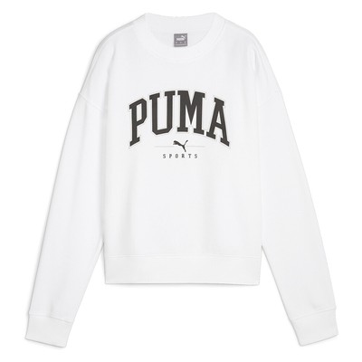Женская толстовка с круглым вырезом Puma Squad, белая 68153902