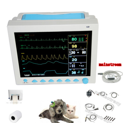 Vet ICU Patient Monitor Veterinary Multi-Parameter Printer pets use+EtCO2 CONTEC