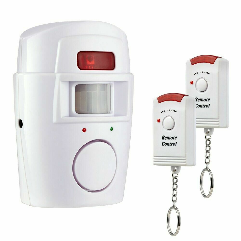 Antifurto Allarme Con Sensore Sirena 105 db Con 2 Telecomandi Casa Ufficio cir