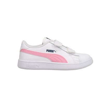 Puma Smash V2 Slip On Youth Girls Белые кроссовки Повседневная обувь 365173-35