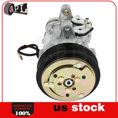 AC A/C Compressor W/Clutch Fits 01 03 05 For Freightliner Classic 11.1L 12.0L