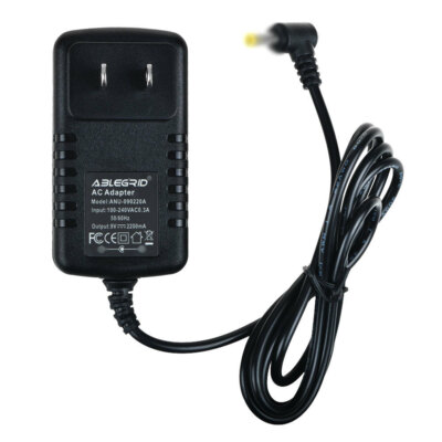 9V 2.2A AC Adapter Charger for Durabrand PDV709 Portable DVD Player Power Supply