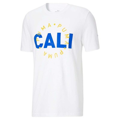 

Puma California State Crew Neck Футболка с коротким рукавом Мужские повседневные топы размера  67, Белый, Puma California State Crew Neck Short Sleeve T-Shirt