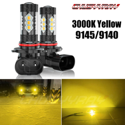 Fits ACURA RSX 2005 2006 LED Fog Light Bulbs Driving Running Light Bulbs 3000K