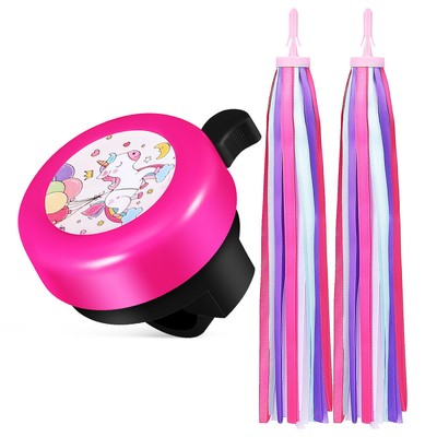  1 Set Bike Bell Unicorn Bicycle Bell Cute Loud Sound Bike Bell Scooter Bell