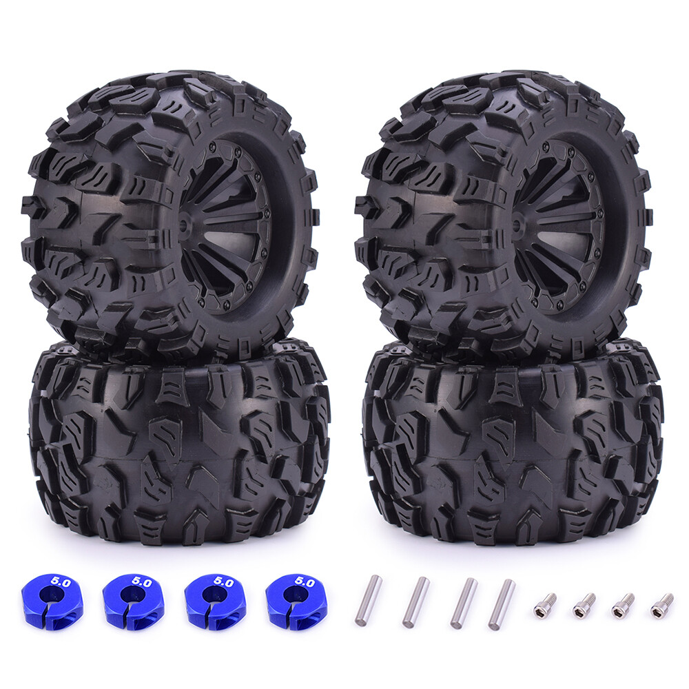 RC Wheel and tires 12mm HEX Wheel for 1/10 Monster Truck Off