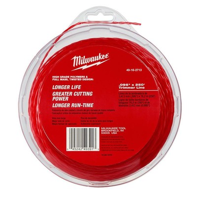Milwaukee Trimmer Line 0.095 in. x 250 ft. For M18 FUEL String Replacement
