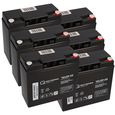 Batterie plomb 72V 23Ah (6x 12V 23Ah) compatible SXT Raptor V3 cycle profond QB