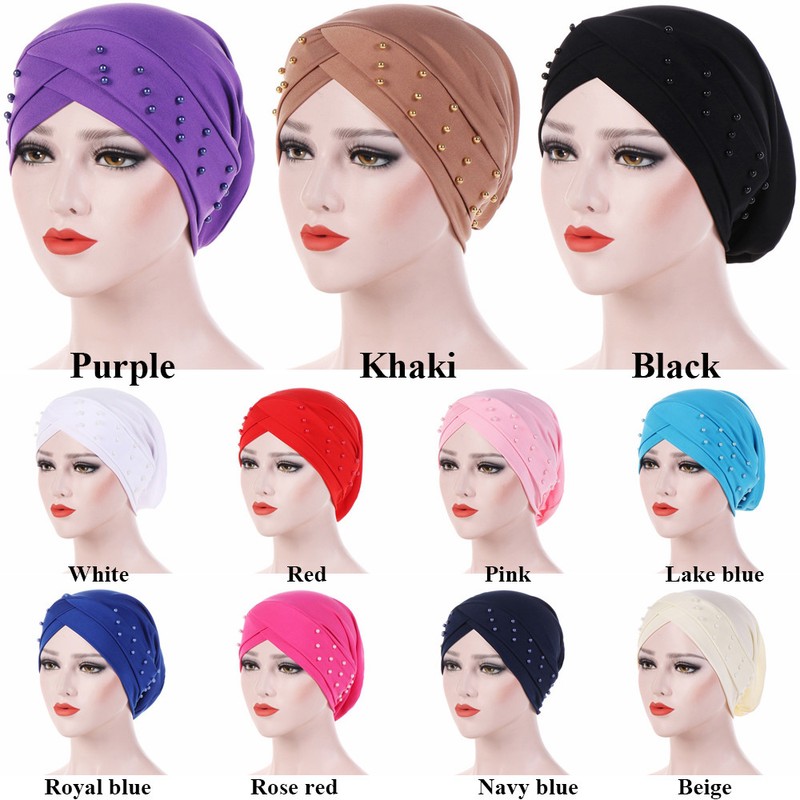 Ladies Hair Loss Beanies Head Wraps Scarf Cancer Chemo Cap Muslim