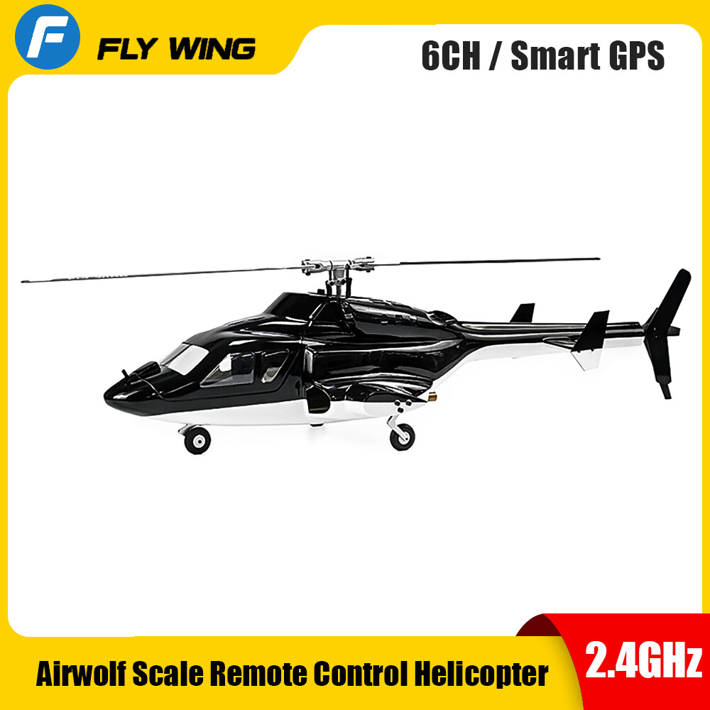 Fly wing Airwolf Scale 3D 6CH GPS Auto Return Hovering RC RTF Helicopter Toys