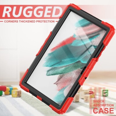 Samsung Galaxy Tab A8 10.5 Inch Case SM-X200/X205/X207 Tablet Cover/Red/Balck