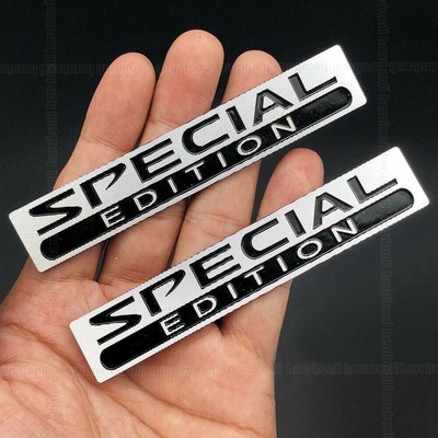 Metal Special Edition Car Trunk Fender Emblem Badge Decal Stickers Accessories