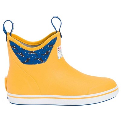 

Xtratuf 6-дюймовые непромокаемые женские повседневные ботинки размера 10 м с водонепроницаемой лодыжкой на лодыжке XWAB, Желтый, Xtratuf 6 Inch Waterproof Ankle Deck Pull On