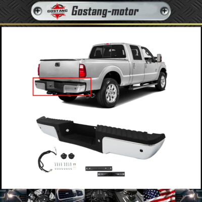 For 2008-2016 Ford F-250 F350 F450 Super Duty Rear Step Bumper W/ Sensor Hole