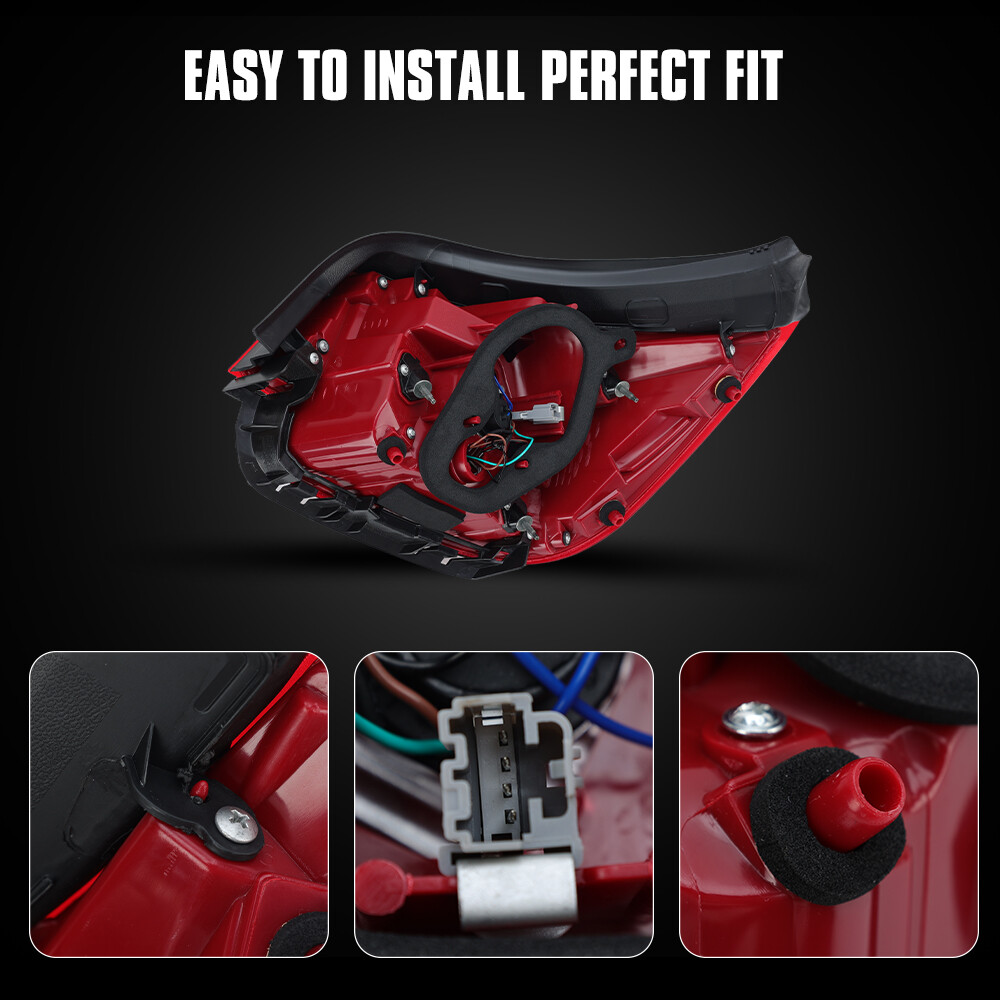 NightEye Chevrolet Malibu Tail Lights 2011-2015 New Malibu LED Tail Li - Foto 10