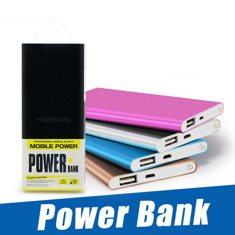 Ultra Thin 10000mAh Portable External Battery Charger Power 