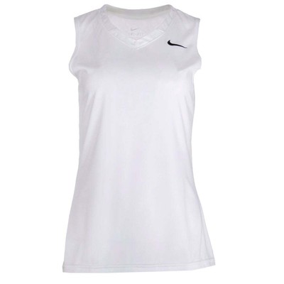 

Майка Nike Lacrosse Crew Neck Athletic Женская белая повседневная спортивная майка 707103-1, Белый