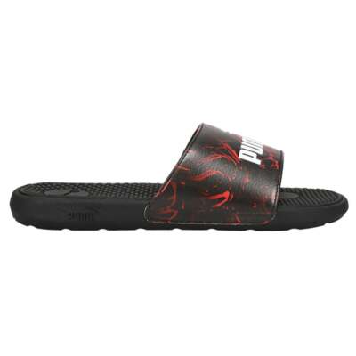 

Повседневные сандалии Puma Cool Cat Ion Slide для мальчиков размера 5 M 39110501, Черный, Puma Cool Cat Ion Slide Youth