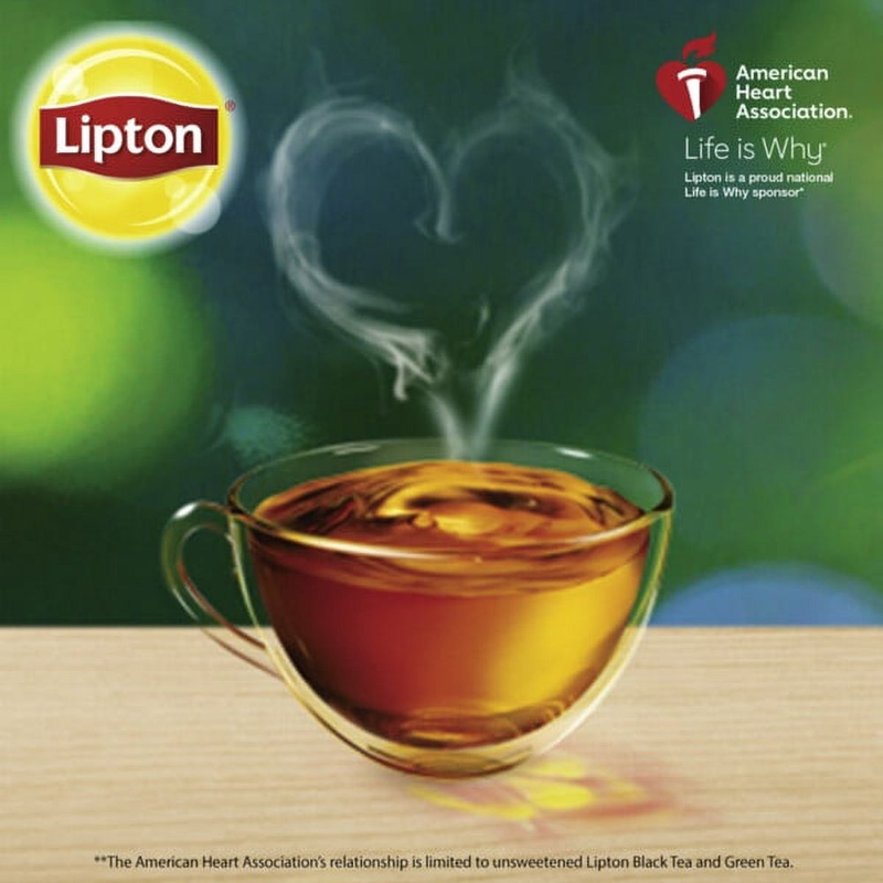 Lipton Family Sized Iced Black Tea, Decaffeinated, Tea Bags 24-Count Box