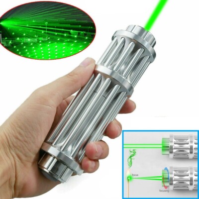 2000meter 532nm Green Laser Pointer Pen Visible Adjustable Light Zoom Focus Laze