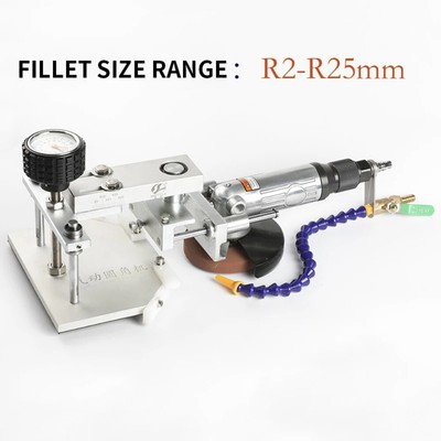 Pneumatic Glass Chamfering Machine R2-R50MM Small Angle Grinder