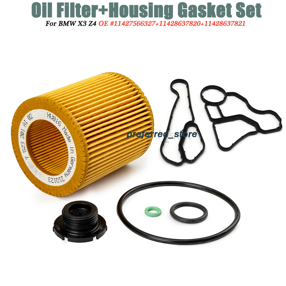 +housing Gasket & Cooler Seal Set For Bmw Engine Us Stock 11427566327