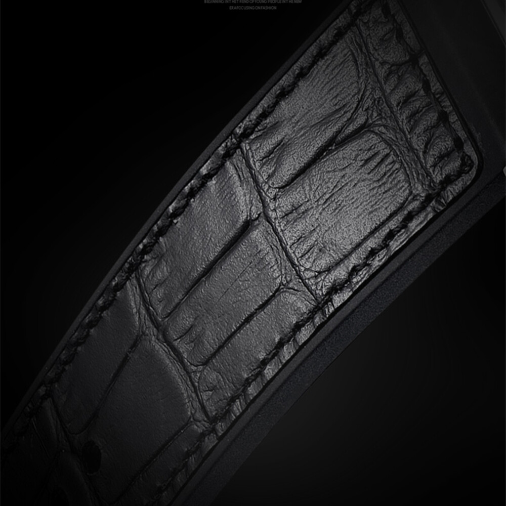 Pre-owned Feice Men's Mechanical Automatic Watch Square 100m Waterproof Sapphire Glass Luminous