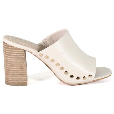 

Diba True Twin Crest Block Heeled Mule Womens Off White Повседневные сандалии 35211-12, Diba True Twin Crest Block Heeled Mule