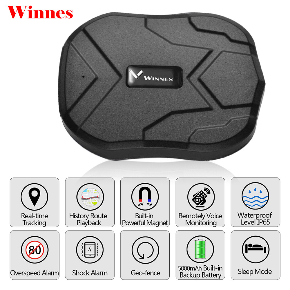 Winnes TK905 GPS Tracker Peilsender wasserdicht Auto 5000mAh Akku + Power Magnet