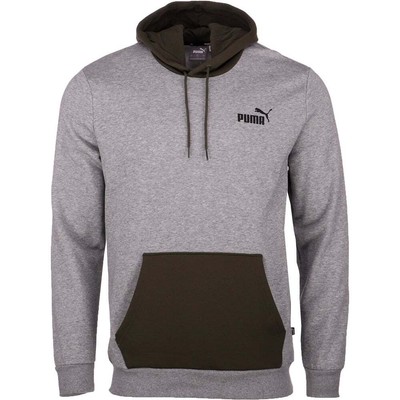 

Puma Colorblocked Lounge Pullover Hoodie Мужская серая повседневная верхняя одежда 67271403, Grey