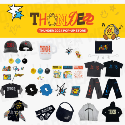 2024 ATEEZ THUNDER POP-UP Official MD T-shirt / Pants / Keyring  