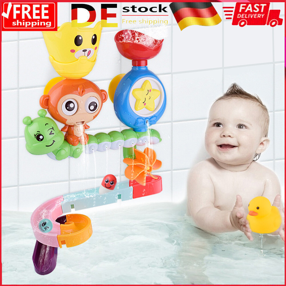 Badewannenspielzeug Badespielzeug Baby Wasserspielzeug Spray Wasser Affe Toys DE