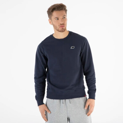 

New Balance Small Logo Crewneck Men eclipse, Синий