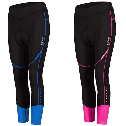 Women 3/4 Length Workout Sport Cycling Pants Bike Cycle Padded Tights Trousers | eBay