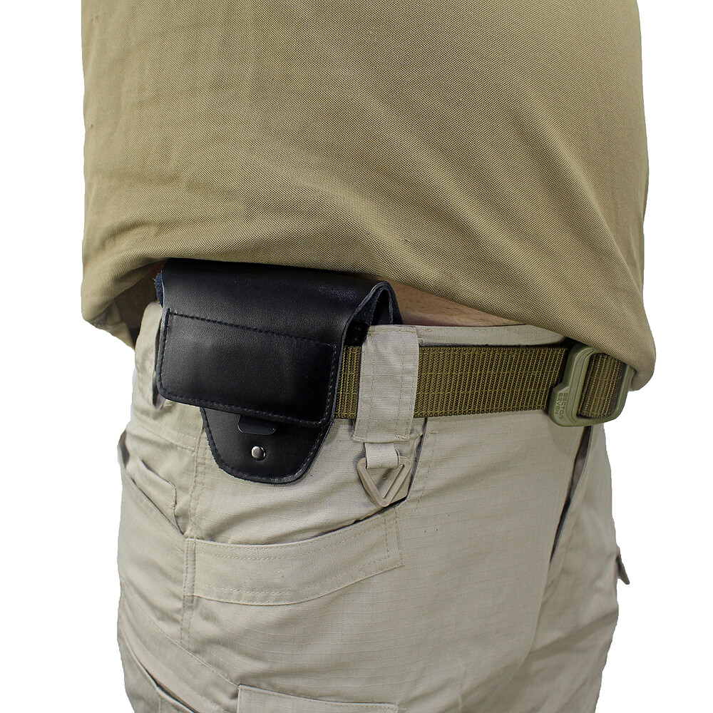 Concealed Carry Handguns Rapid Draw Leather IWB Holster for Right/left Hand Use