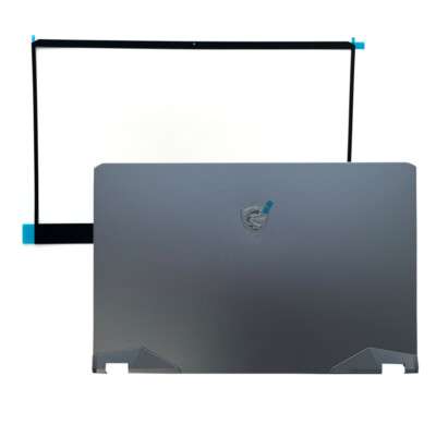 New for MSI GE76 Raider 10SGS SFS MS-17K1 LCD Back Cover+Front Bezel+Hinges Blue