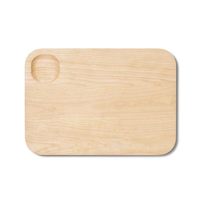 Cutting Board Birch Wood 10x7 in Caraway Magnetic Storage Nonstick Durable Safe